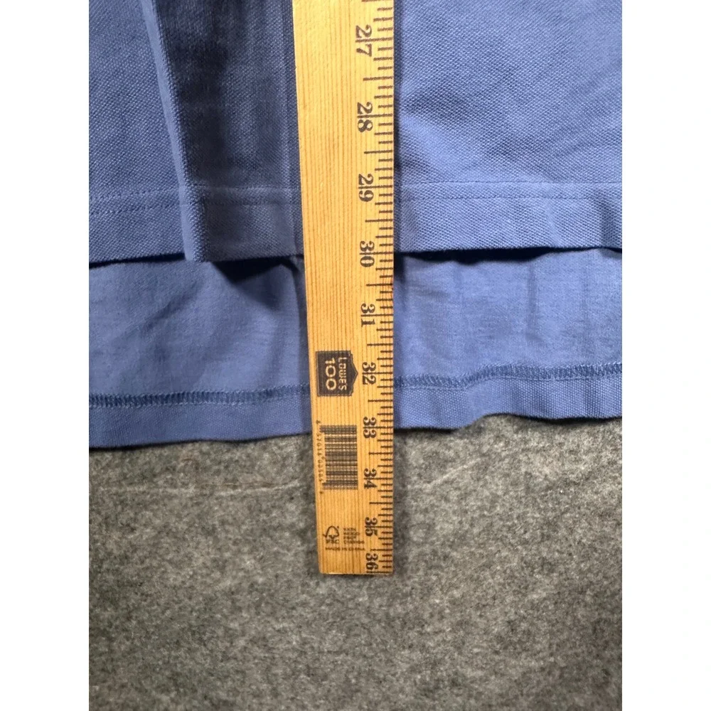 Polo RalphLauren Mens XXXL Blue Short Sleeve Cotton Pique Polo Shirt Orange Pony